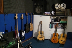 Studio guitar and bass